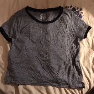 Black and grey Tee